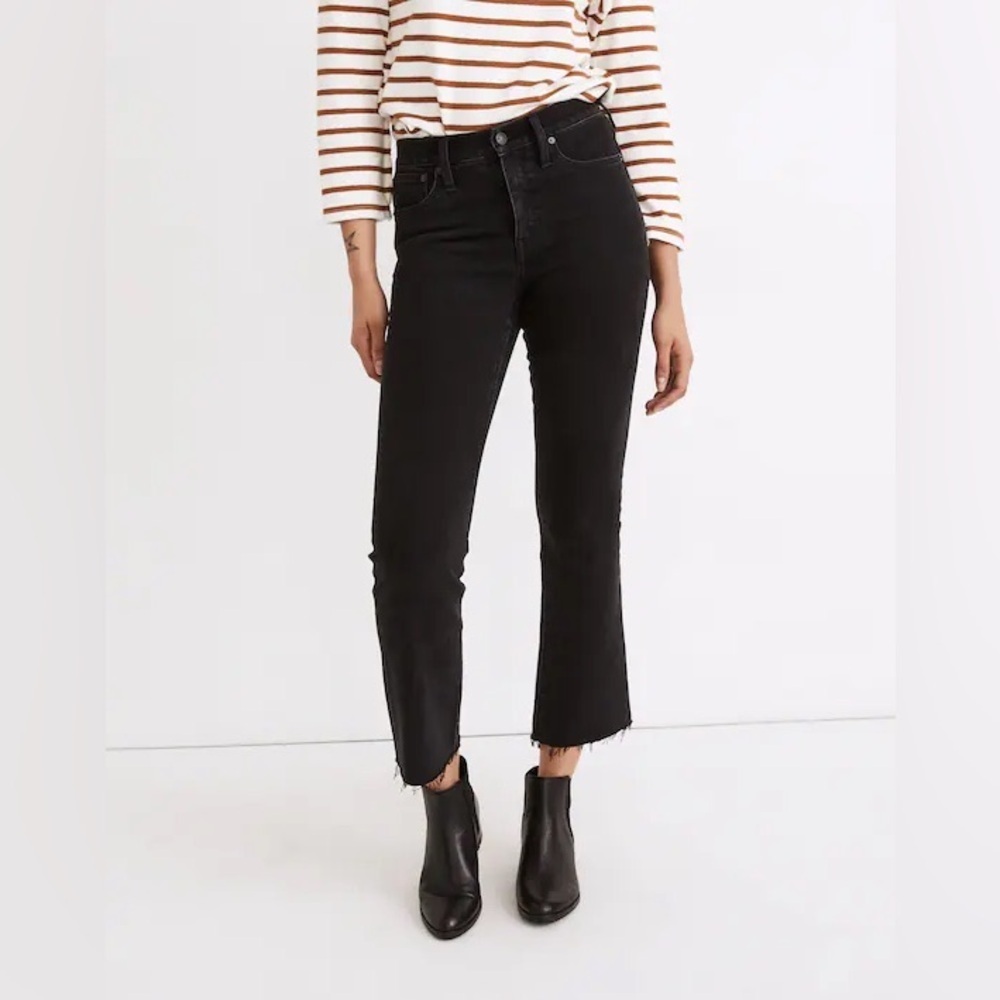 Madewell Cali Demi-Boot Jeans in Edmunds Wash: Raw-Hem Edition